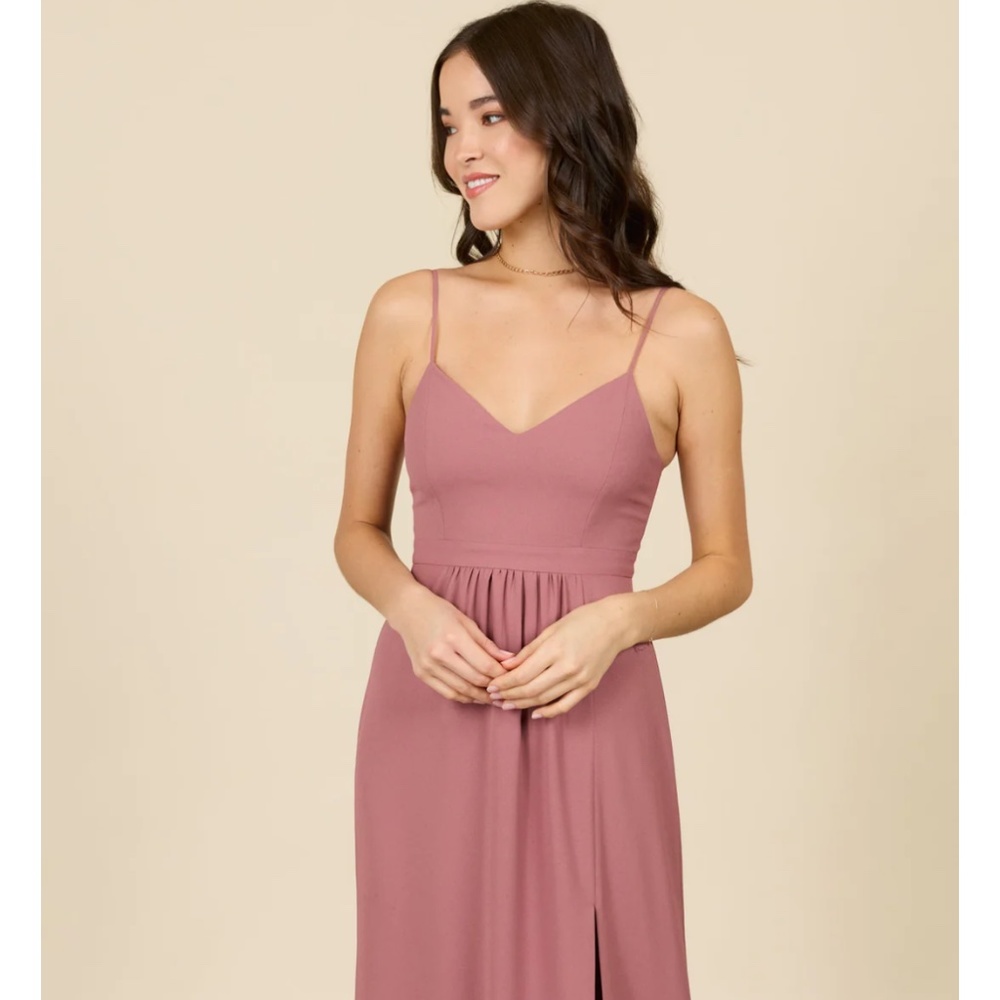 Park and fifth Valdes dress color mauve medium